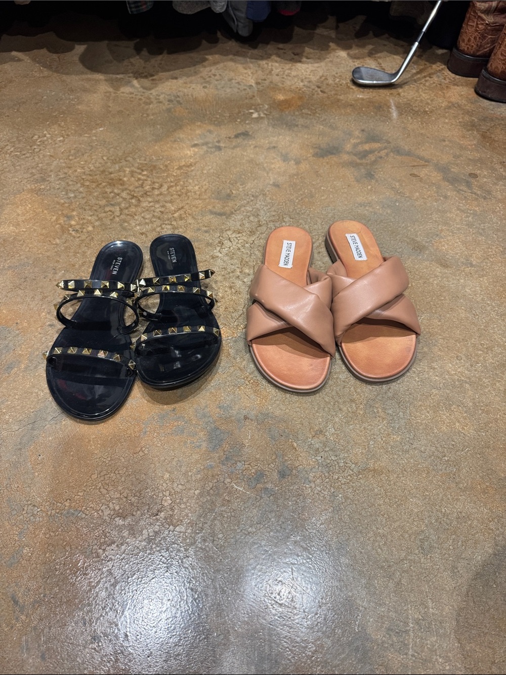 Steve Madden and Steven New York sandals